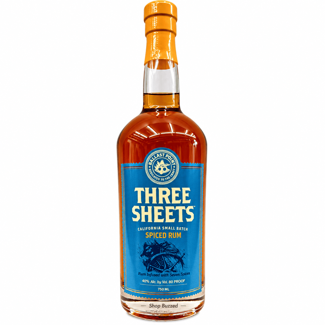 Ballast Point Three Sheets Spiced Rum 750ml - Shop Buzzed