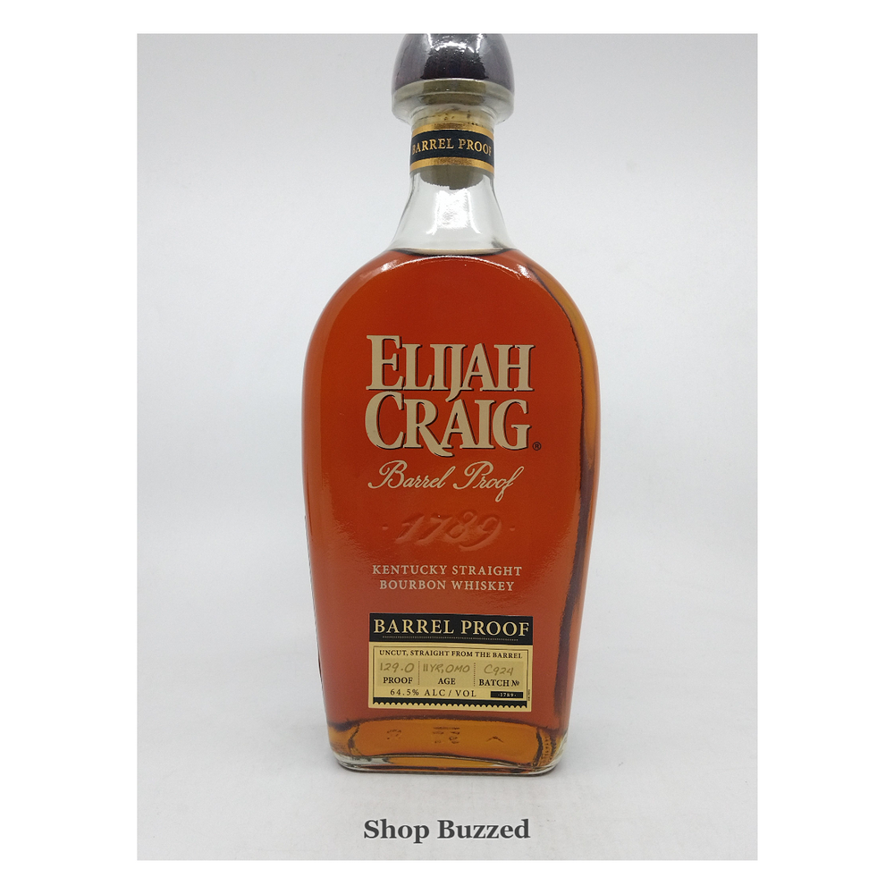 Elijah Craig Barrel Proof Batch C924 Bourbon 750ml - Shop Buzzed
