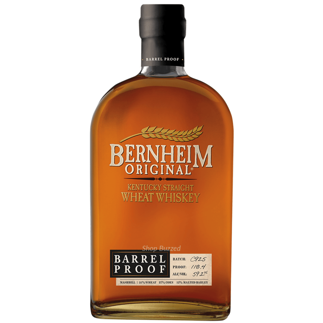 Bernheim Barrel Proof Straight Wheat Whiskey Batch C925 750ml - Shop Buzzed