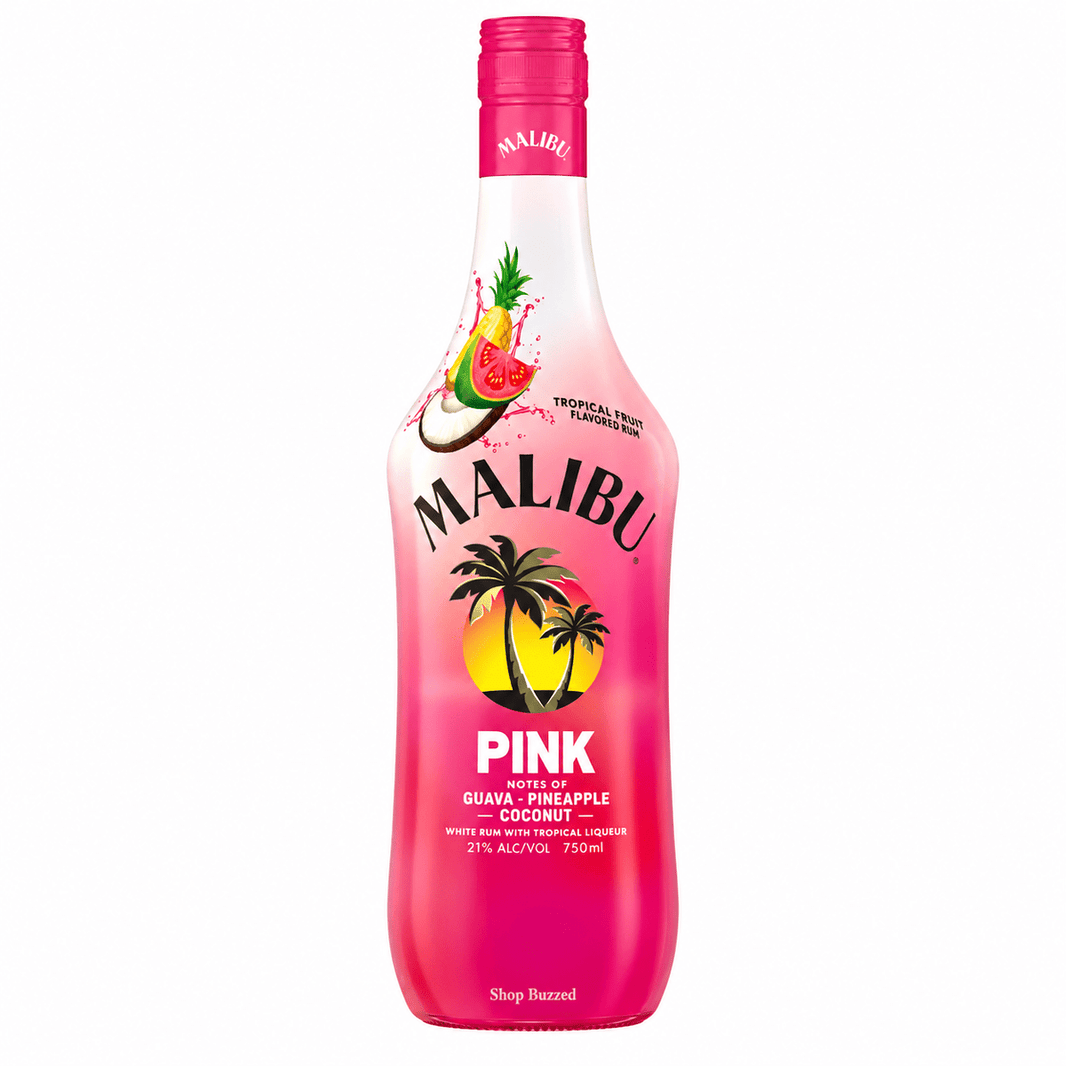 Malibu Rum Pink 750 ML - Shop Buzzed