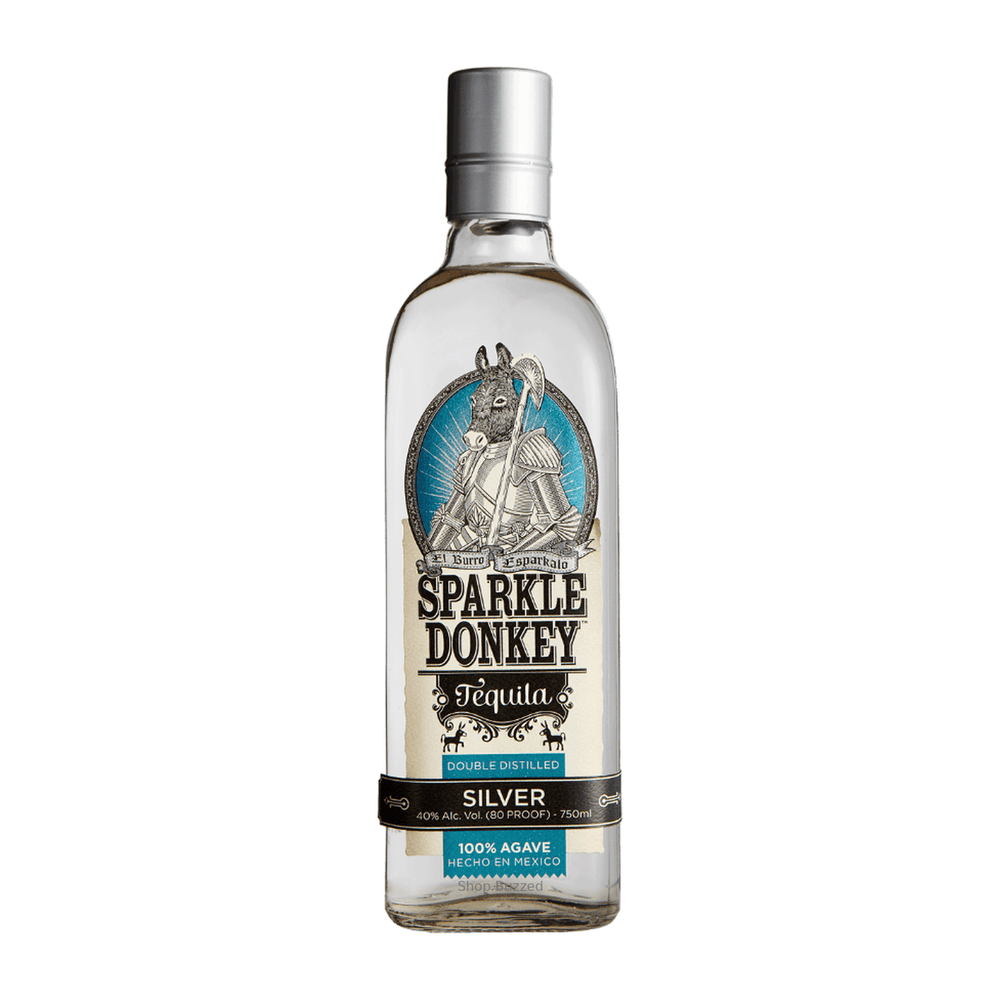 Sparkle Donkey Silver Tequila 750ml - Shop Buzzed