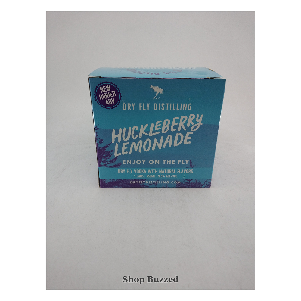 [Sell Online][Dry Fly] Huckleberry Lemonade 4 Pack 355ml