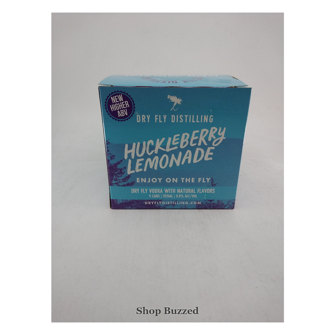[Sell Online][Dry Fly] Huckleberry Lemonade 4 Pack 355ml