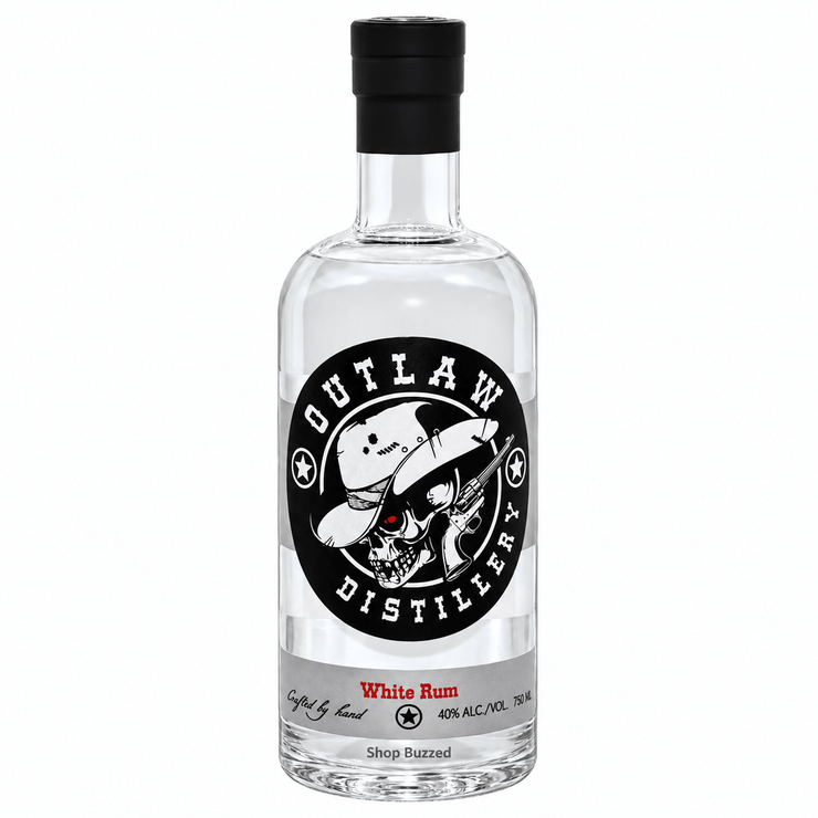 Outlaw Distillery White Rum The Wanted Collection 750 ml - Shop Buzzed
