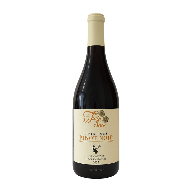 Twin Suns Pinot Noir 2024 Elk Vineyard Lodi 750ml - Shop Buzzed