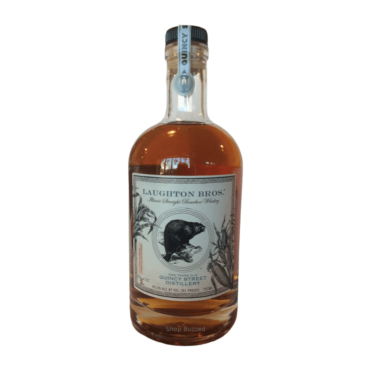 Quincy Street Laughton Bros. 2 Year Illinois Straight Bourbon 750ml - Shop Buzzed