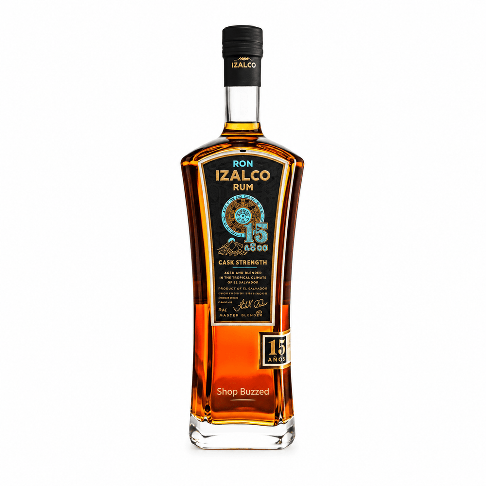 Ron Izalco Rum 15 Year Cask Strength 750ml - Shop Buzzed