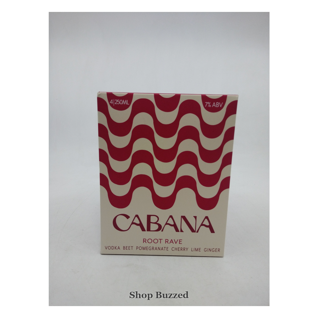 [Sell Online][Cabana] Root Wave Vodka 4 Pack 250ml