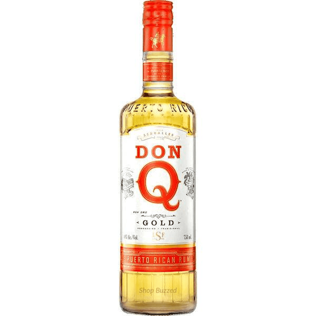 Don Q Gold Puerto Rican Rum 750ml - Shop Buzzed