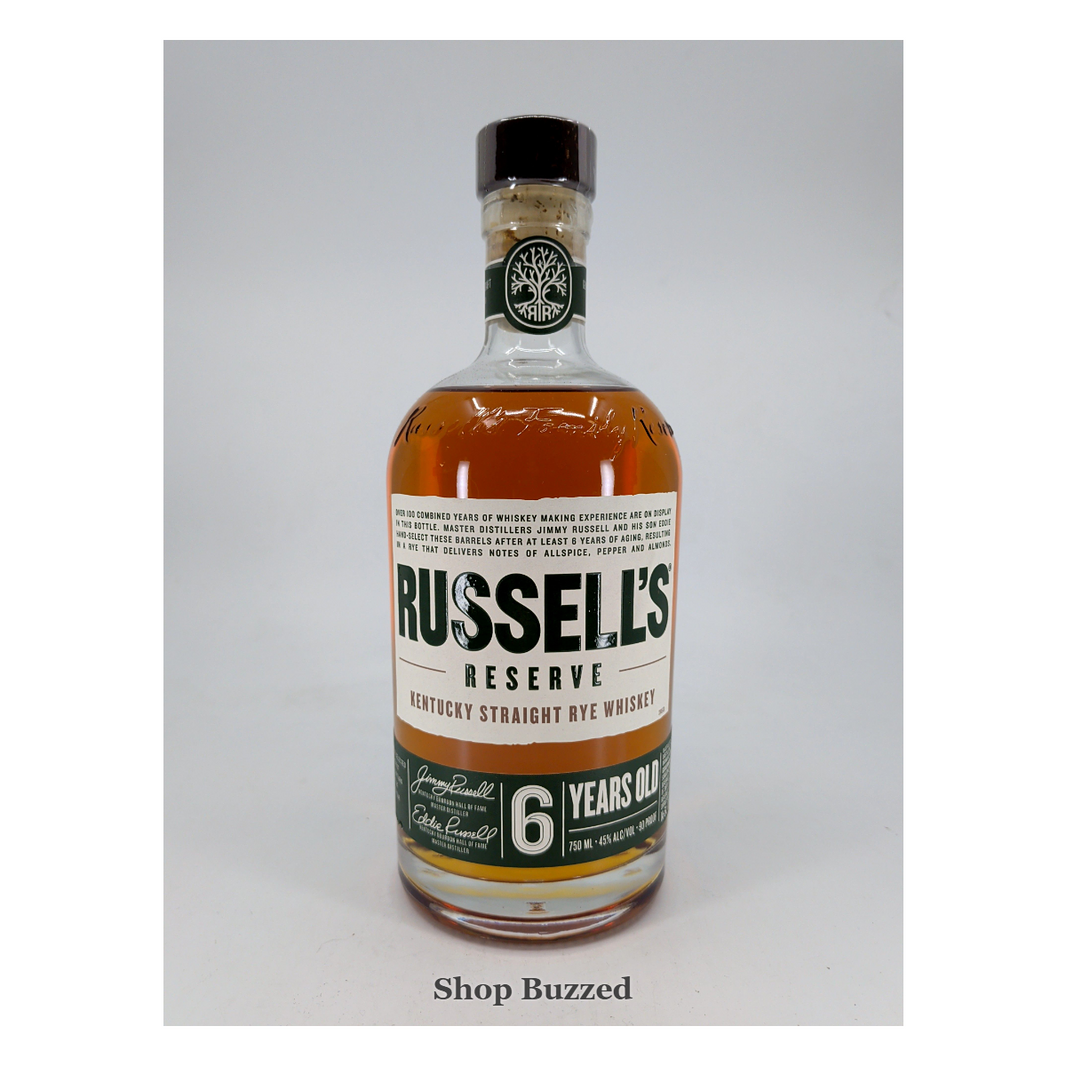 Russell's Reserve 6 Year Old Rye Whiskey 750ml - Shop Buzzed