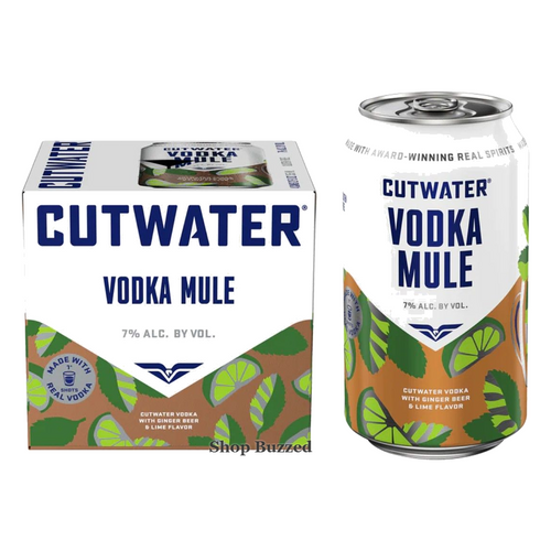 Cutwater Vodka Mule 4 Pack 355ml - Shop Buzzed