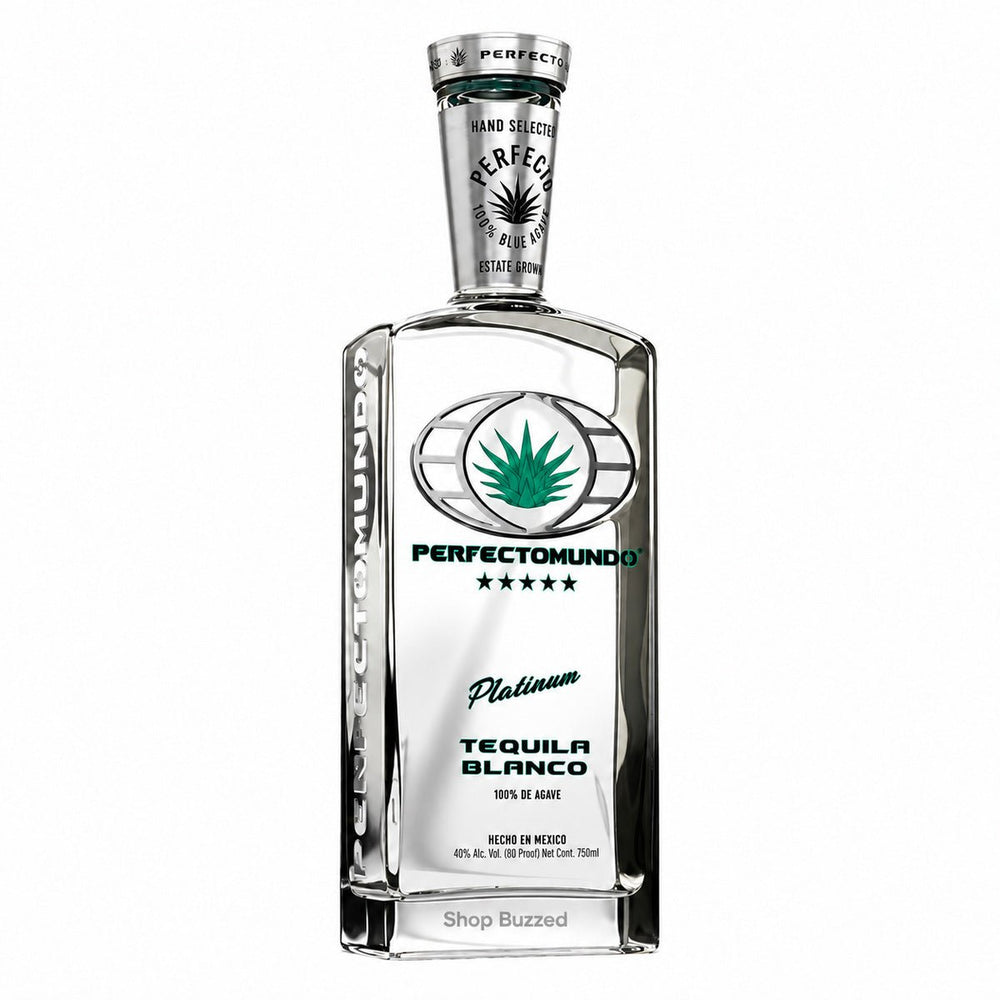 Perfectomundo Platinum Blanco Tequila 750ml - Shop Buzzed