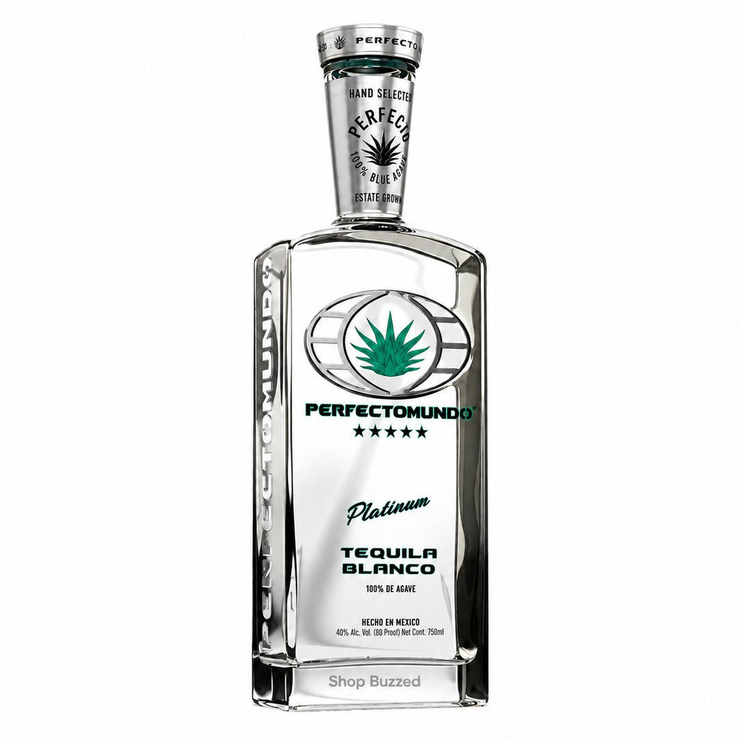 Perfectomundo Platinum Blanco Tequila 750ml - Shop Buzzed