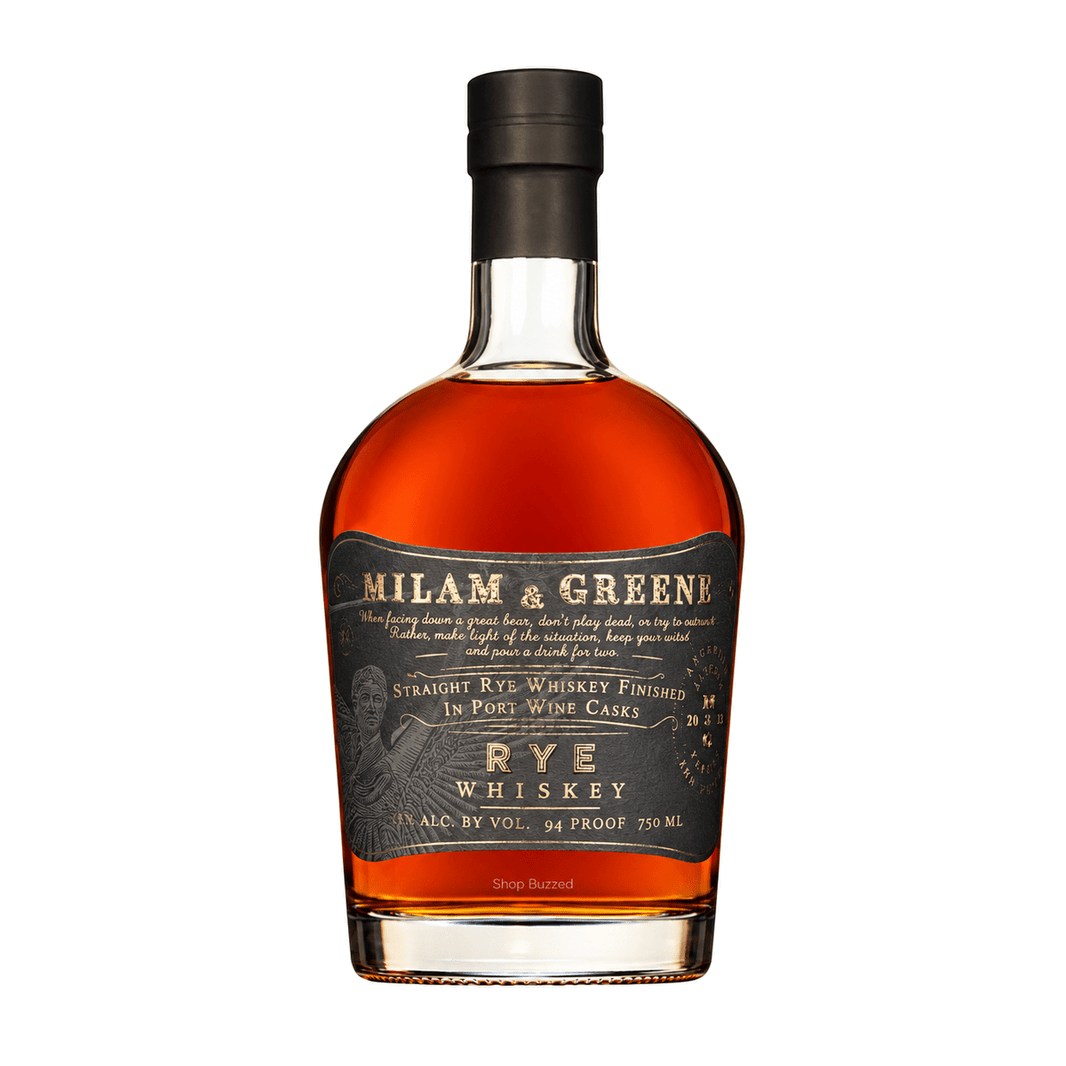 Milam & Greene Port Cask Finished Rye Whiskey 750ml - Shop Buzzed