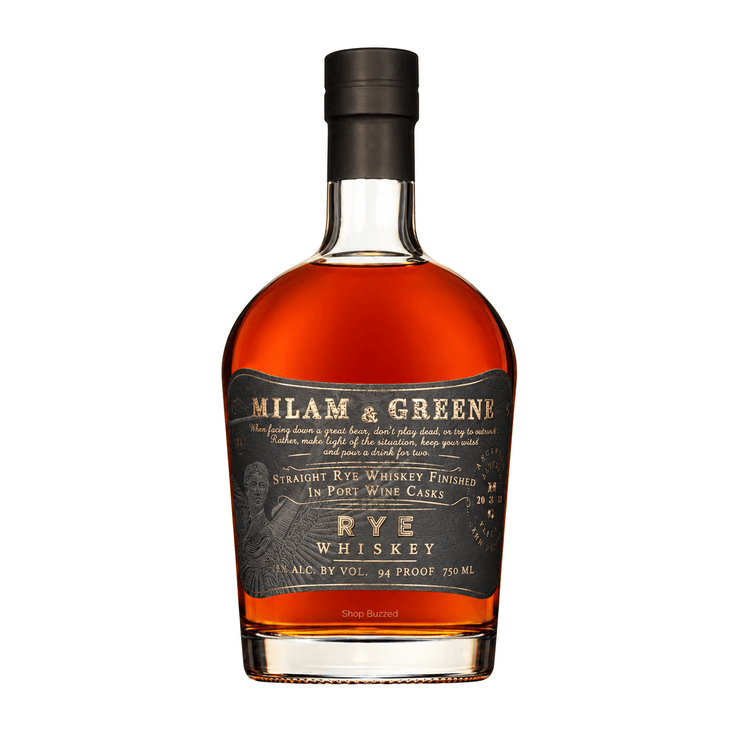 Milam & Greene Port Cask Finished Rye Whiskey 750ml - Shop Buzzed