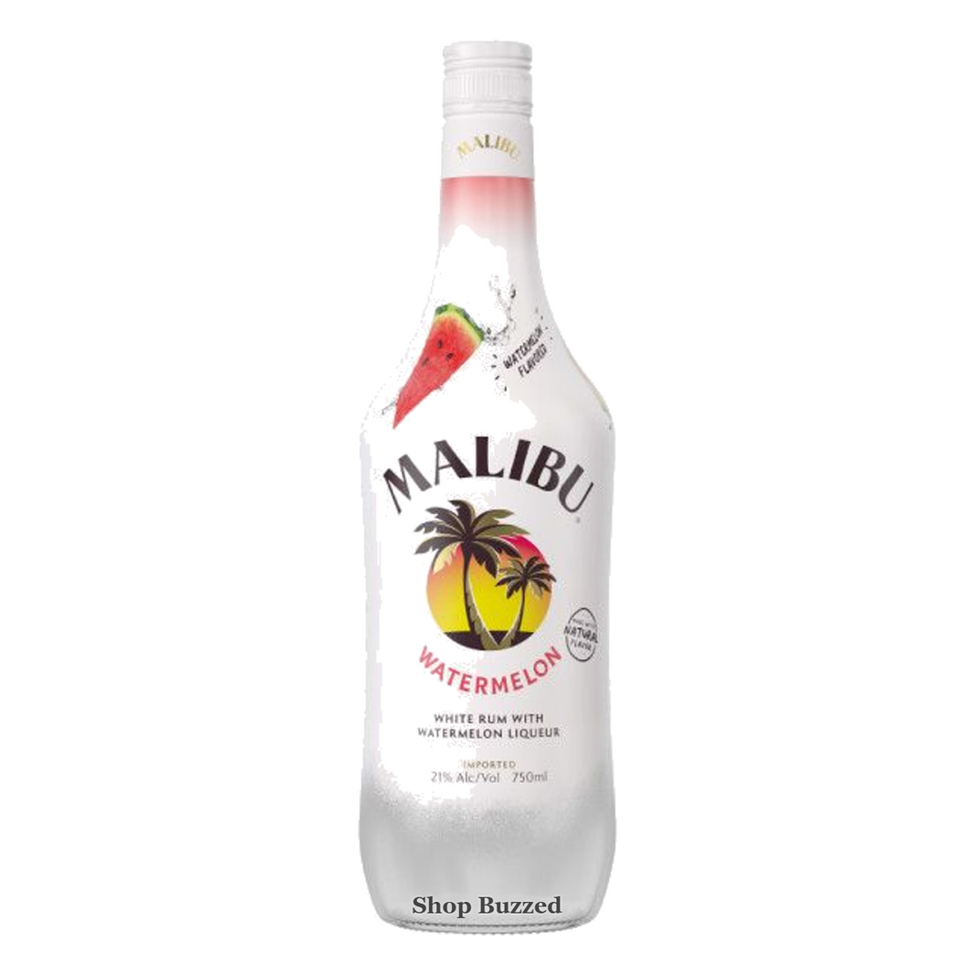Malibu Watermelon Rum 750ml - Shop Buzzed