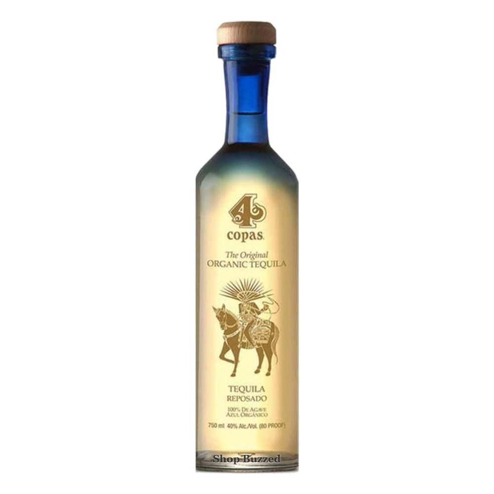 4 Copas Organic Reposado Tequila 750ml - Shop Buzzed