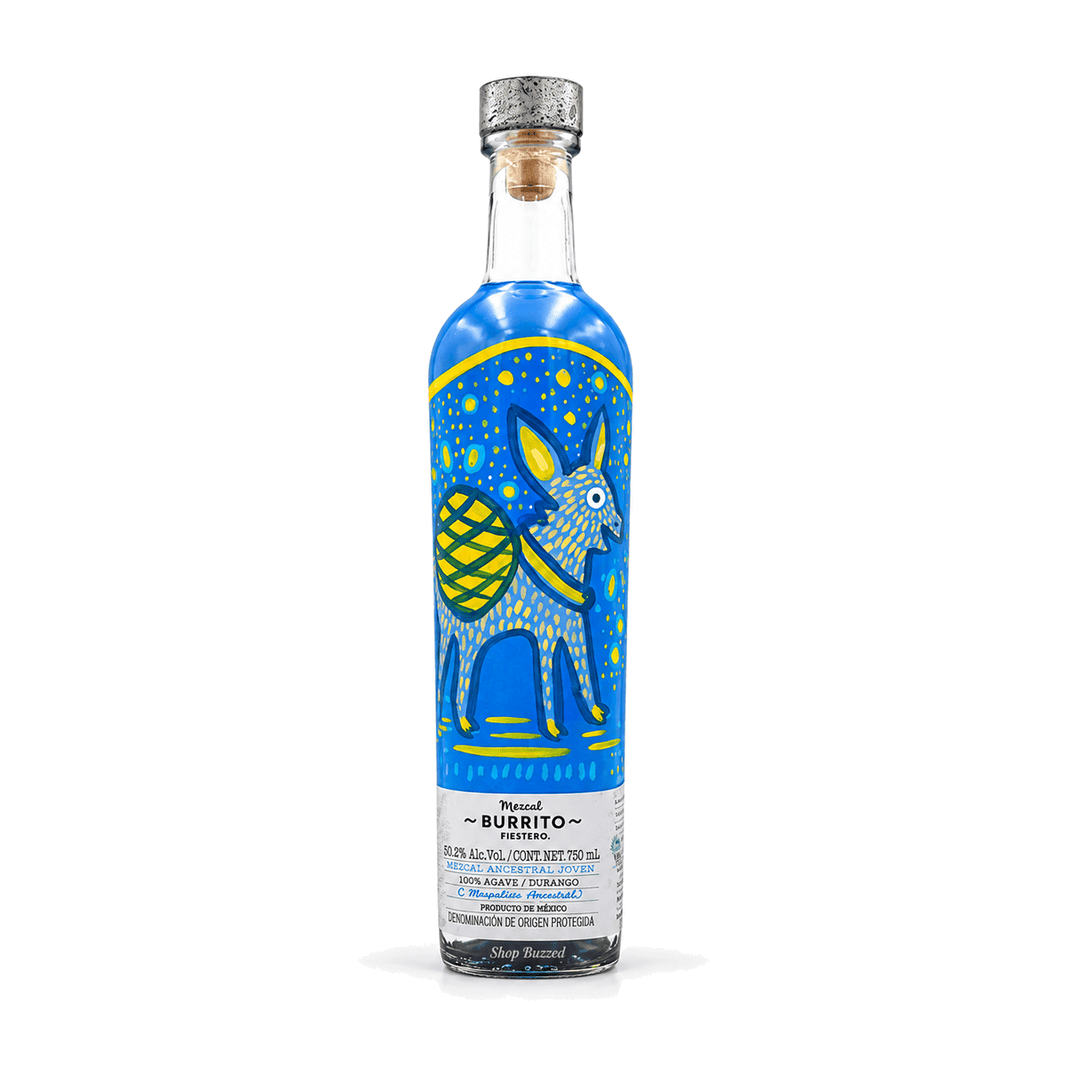 Burrito Fiestero Masparillo Ancestral Joven Mezcal 750ml - Shop Buzzed