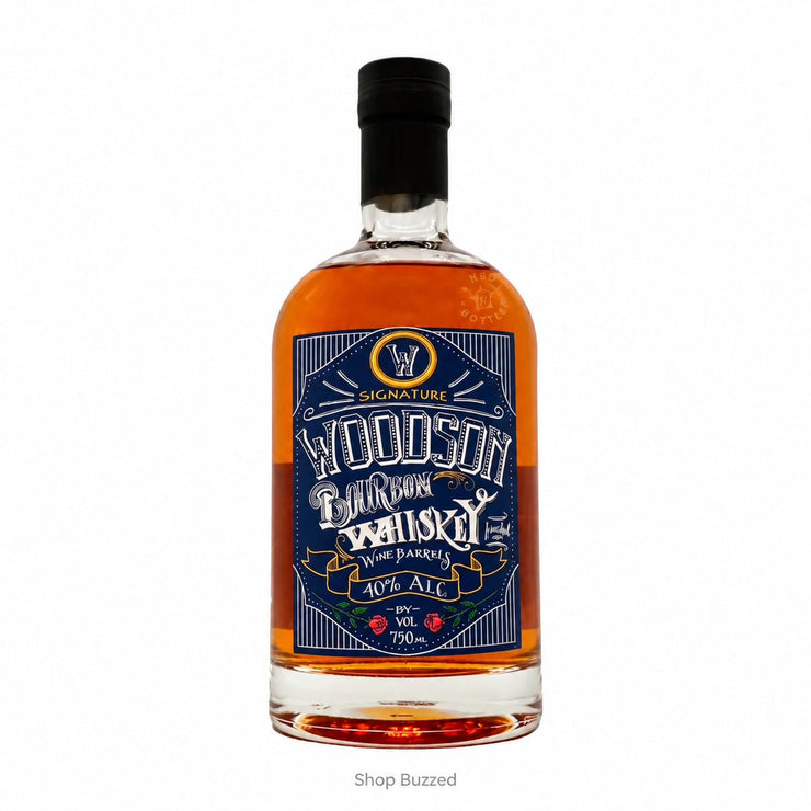Woodson Blue Label Bourbon Whiskey 750ml bottle