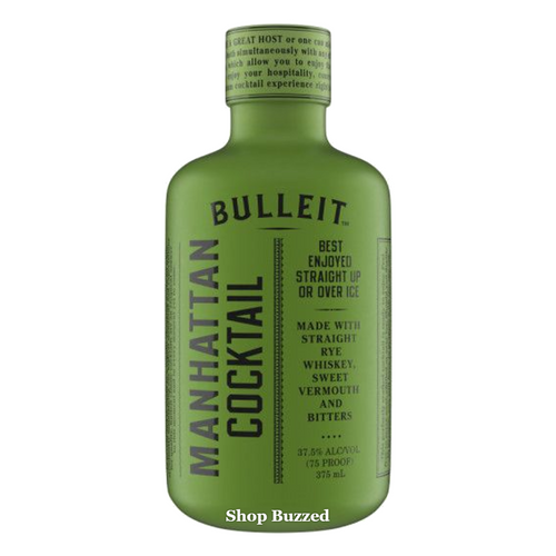 Bulleit Manhattan Cocktail 375ml - Shop Buzzed