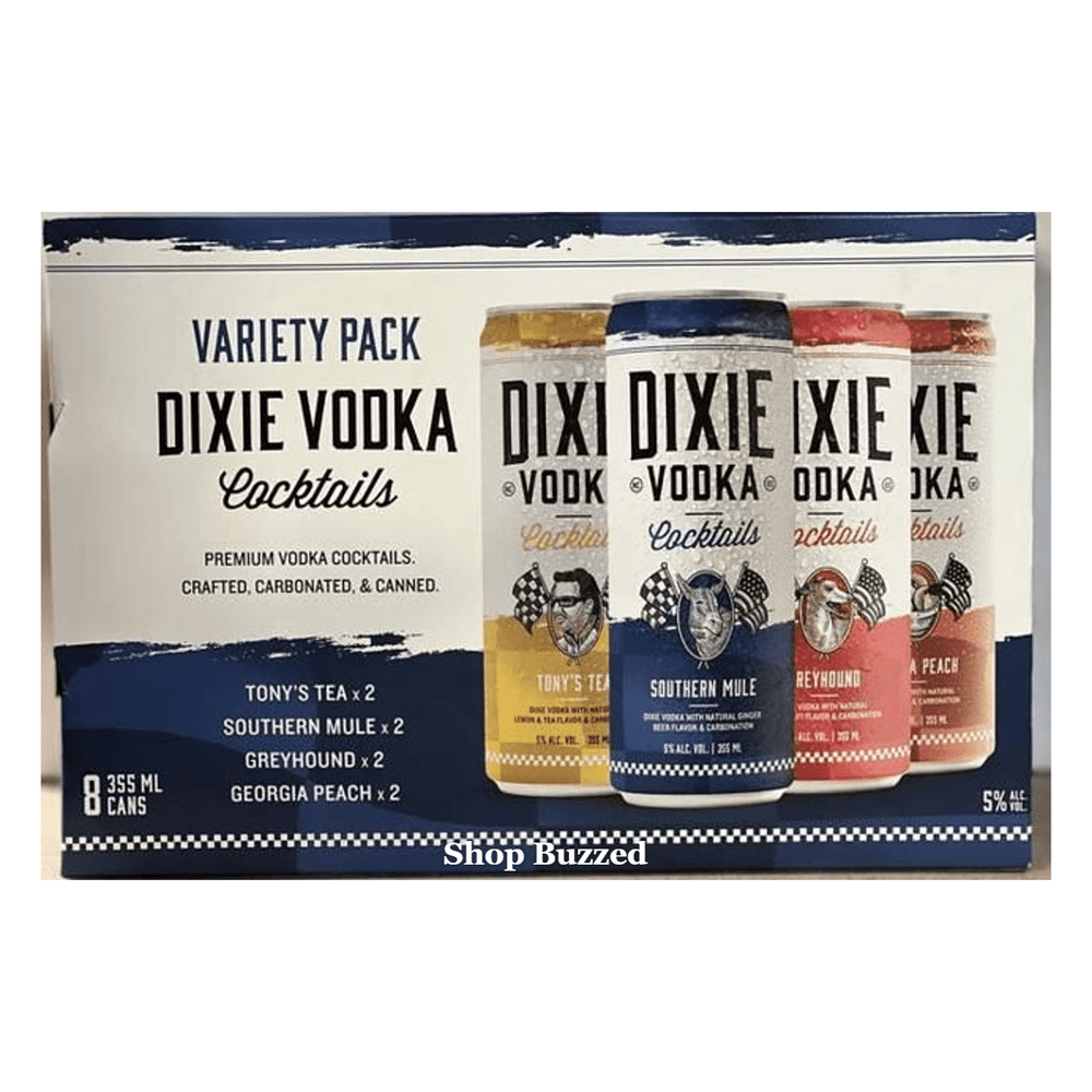 [Sell Online][Dixie] Vodka Cocktails Variety 8 Pack 355ml