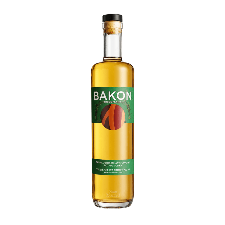 Bakon Bacon and Rosemary Flavored Potato Vodka 750ml - Shop Buzzed