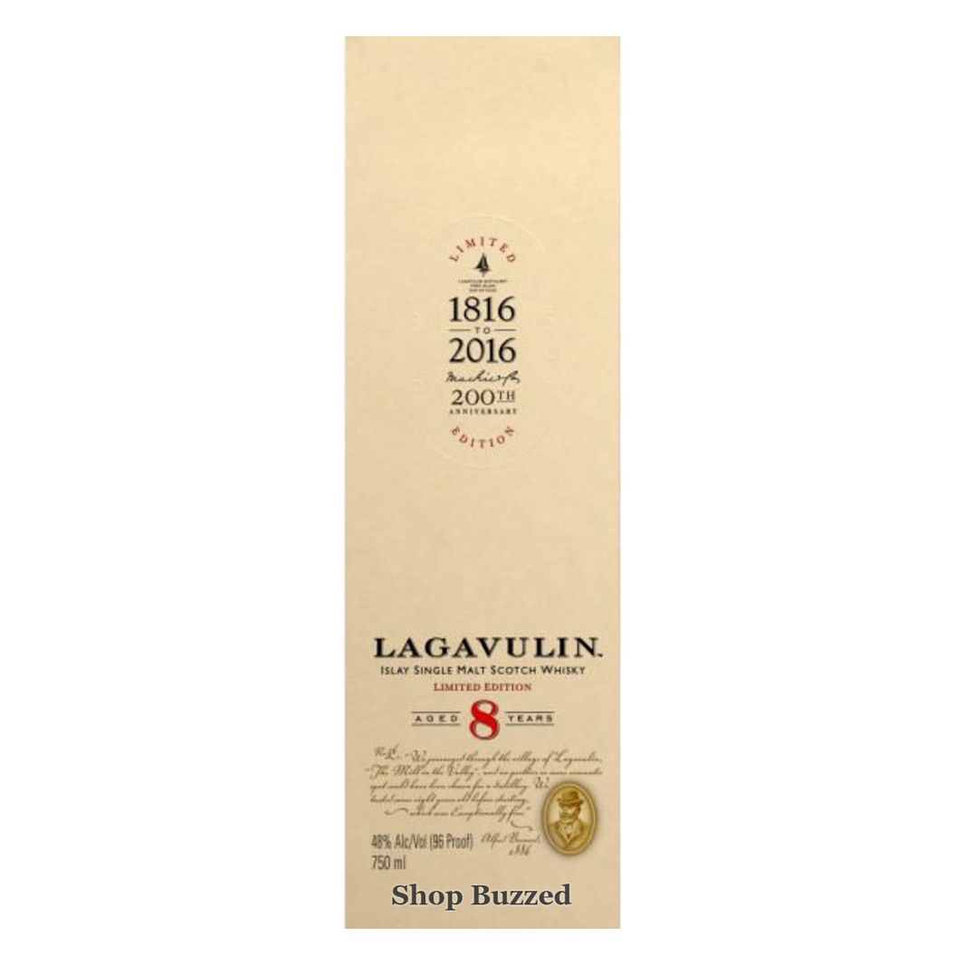 Lagavulin 8 Year Old Single Malt Scotch Whisky 750ml - Shop Buzzed