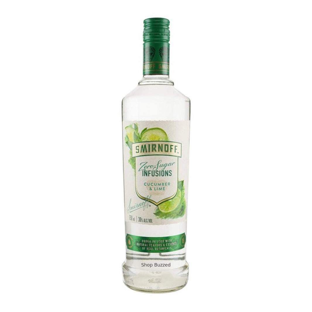 Smirnoff Cucumber & Lime Infusions Vodka 750ml - Shop Buzzed