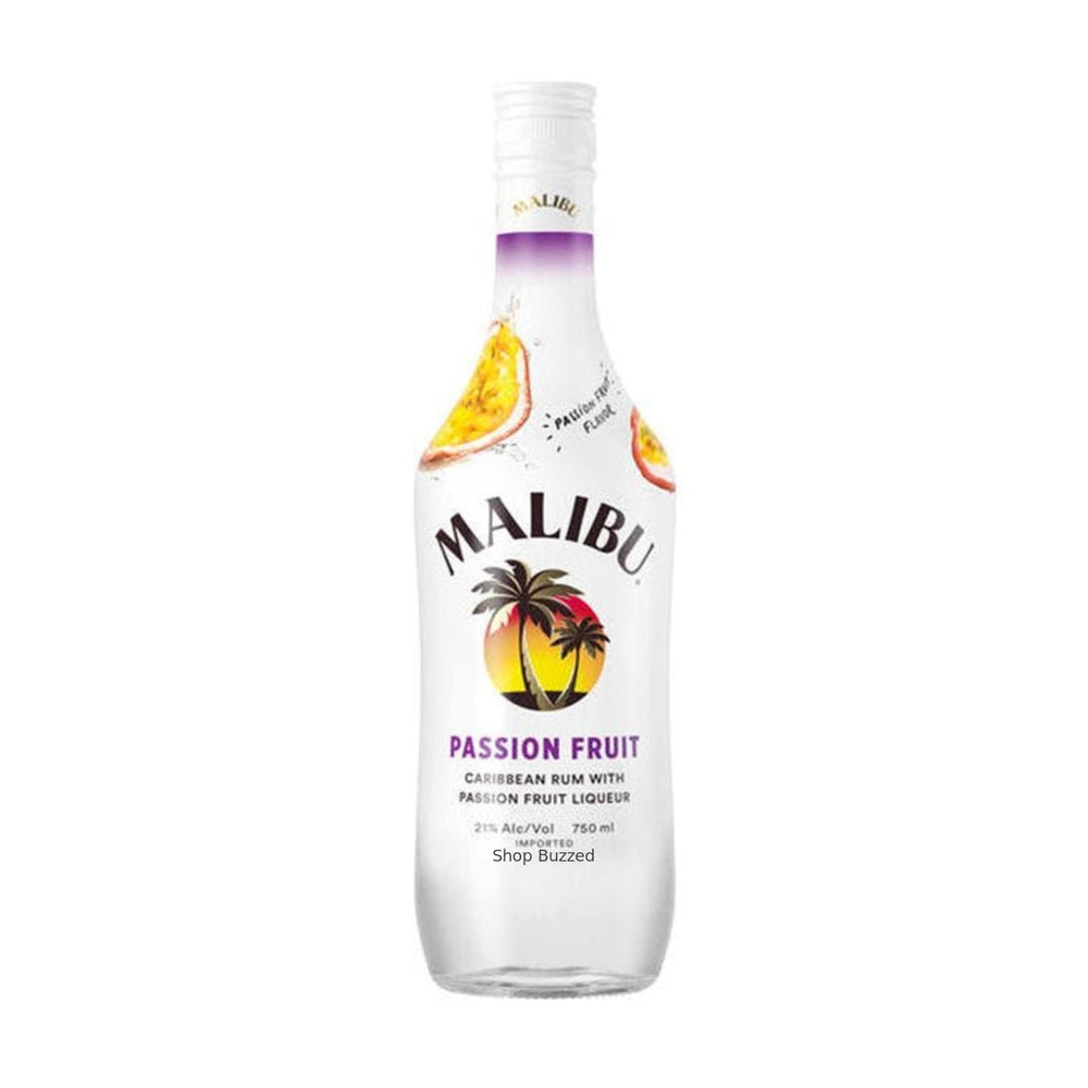 Malibu Passion Fruit Rum Liqueur 750ml - Shop Buzzed