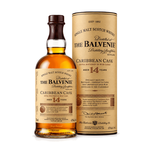 The Balvenie Caribbean Cask 14 Year Scotch Whisky 750ml - Shop Buzzed