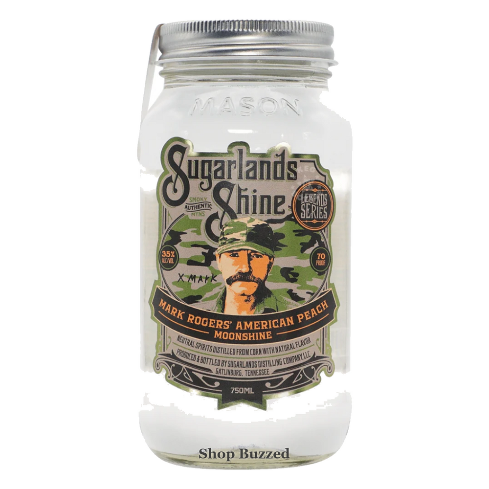 [Sell Online][Sugarlands Shine] Mark Rogers' American Peach Moonshine 750ml
