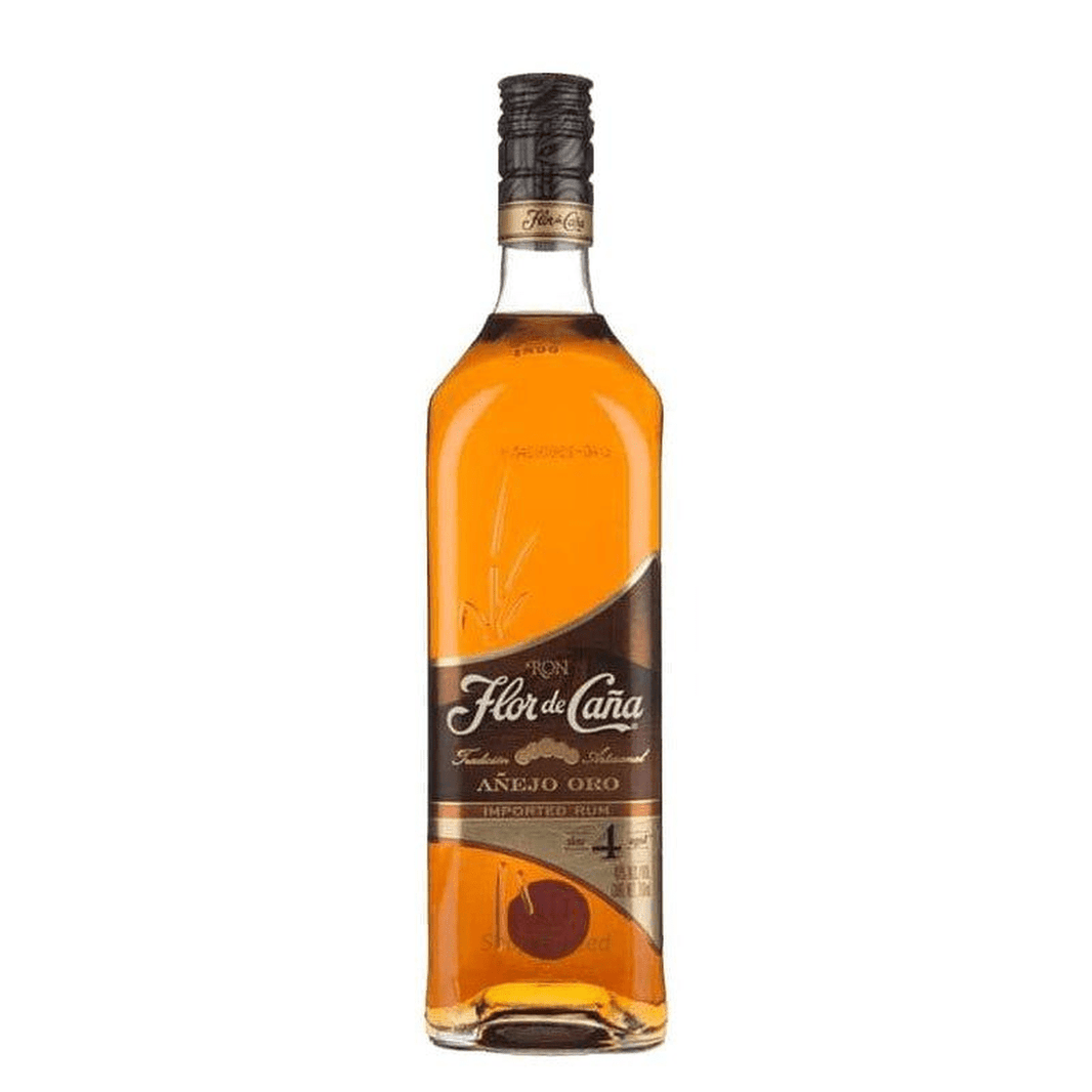 Flor de Caña 4 Year Añejo Oro Rum 750ml - Shop Buzzed