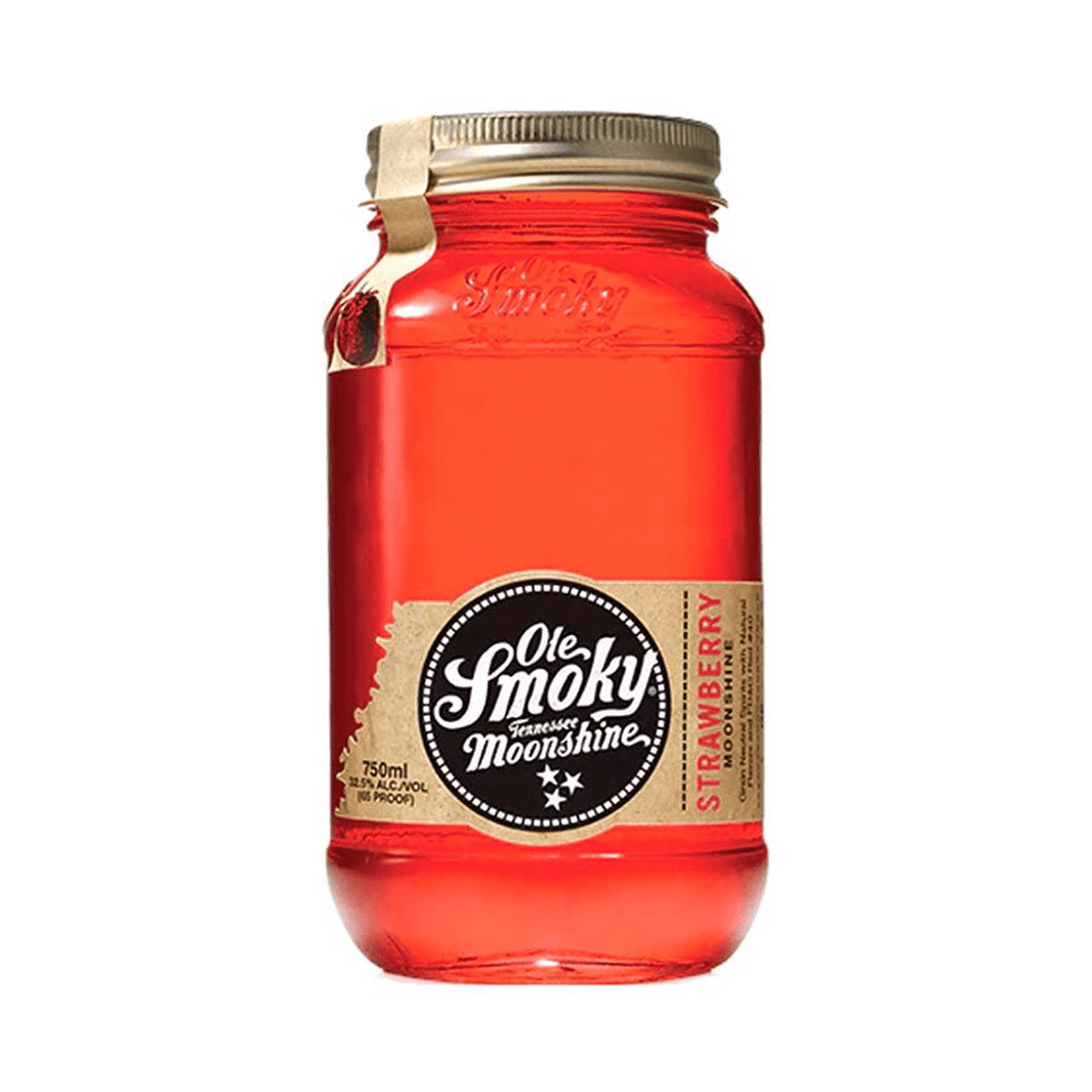 Ole Smoky Strawberry Moonshine 750ml - Shop Buzzed