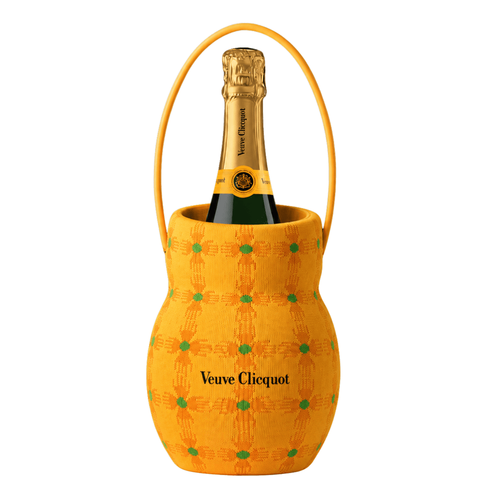 Veuve Clicquot Yellow Label Brut Champagne Sun Club Holder Limited Edition Gift Set 750ml - Shop Buzzed