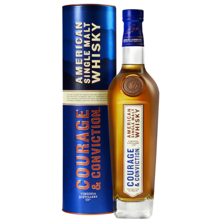 Virginia Distillery Courage & Conviction American Single Malt 750ml - Shop Buzzed