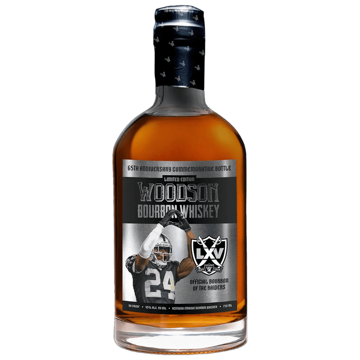 Woodson Whisky 65th Anniversary Limited Edition Charles Woodson Raiders 3 year 750 ML - Shop Buzzed