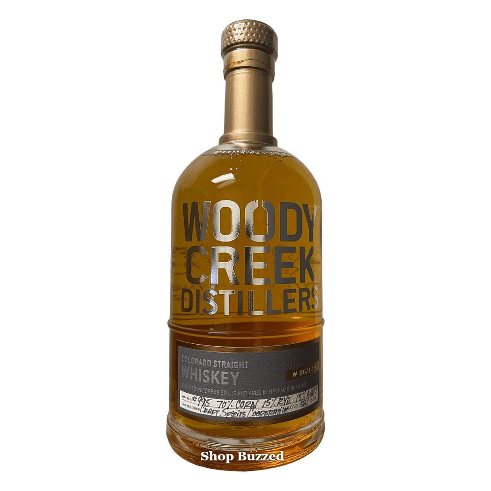 Woody Creek Distillers Single Barrel Colorado Straight Bourbon Whiskey (Batch 579) 750ml - Shop Buzzed