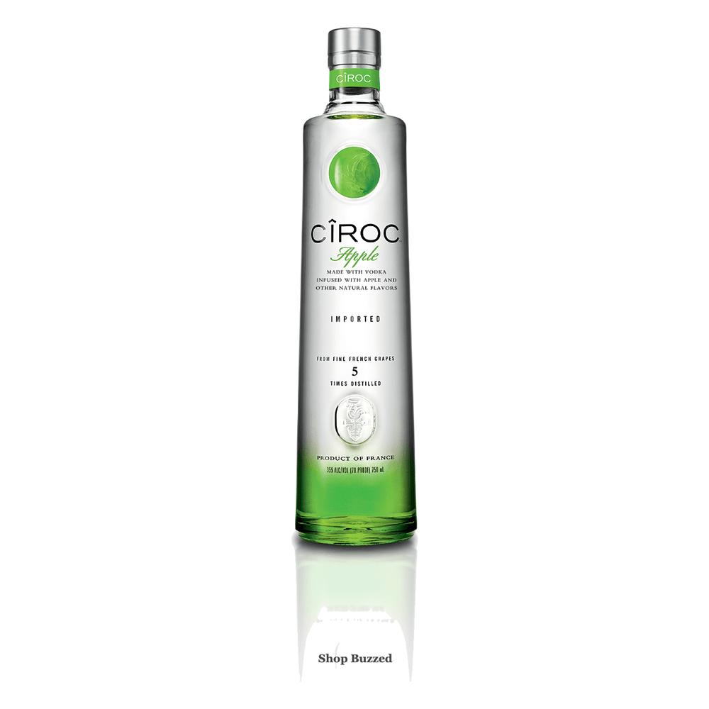 Ciroc Green Apple Vodka 750ml - Shop Buzzed