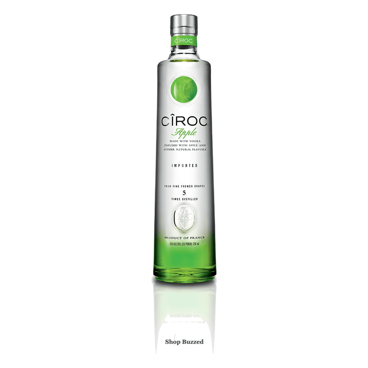 Ciroc Green Apple Vodka 750ml - Shop Buzzed