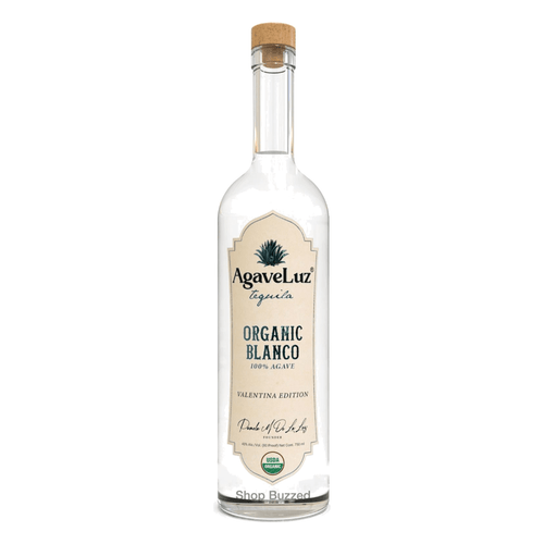 AgaveLuz Organic Blanco Tequila Valentina Edition 750ml - Shop Buzzed