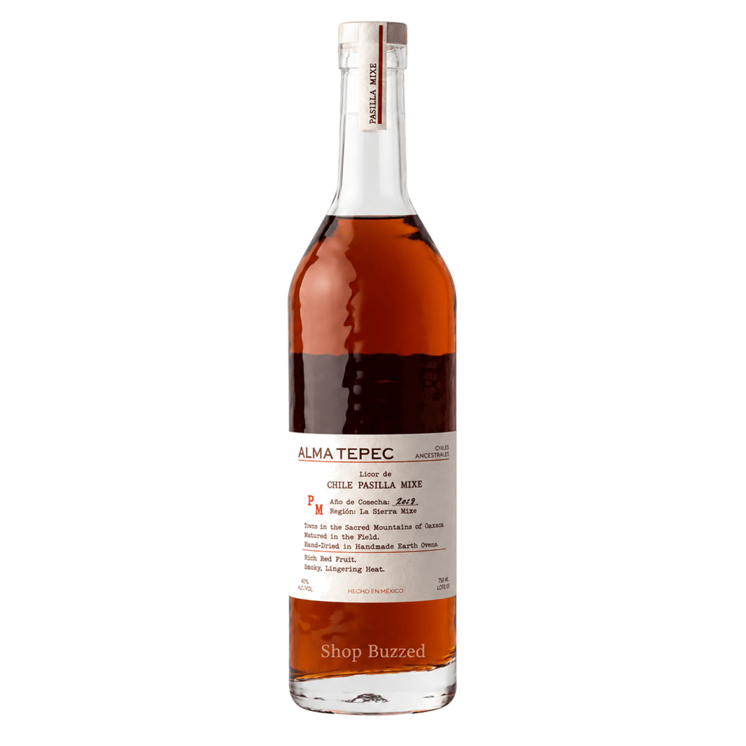 Alma Tepec Pasilla Mixe Chile Liqueur 750ml - Shop Buzzed