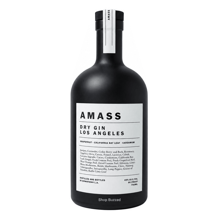 AMASS Los Angeles Dry Gin 750ml - Shop Buzzed