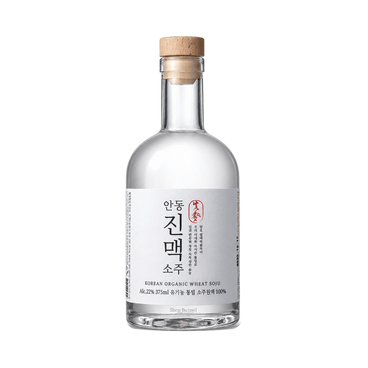 Andong Jinmaek 22 Organic Wheat Soju 375ml - Shop Buzzed