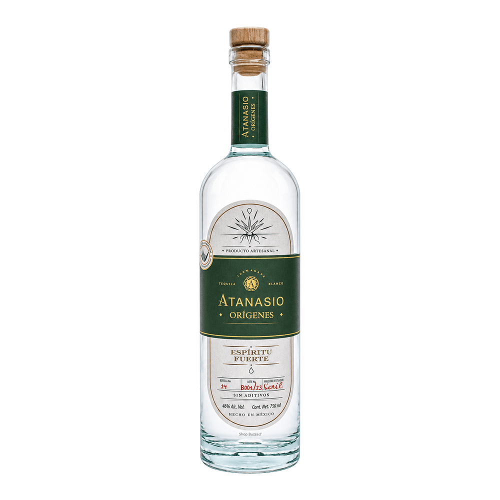 Atanasio Orígenes Espíritu Fuerte Blanco Tequila 750ml - Shop Buzzed