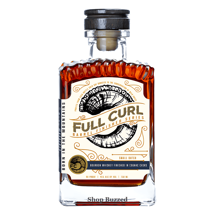 Full Curl Bourbon Whiskey Finished In Cognac Casks 750ml - Shop Buzzed