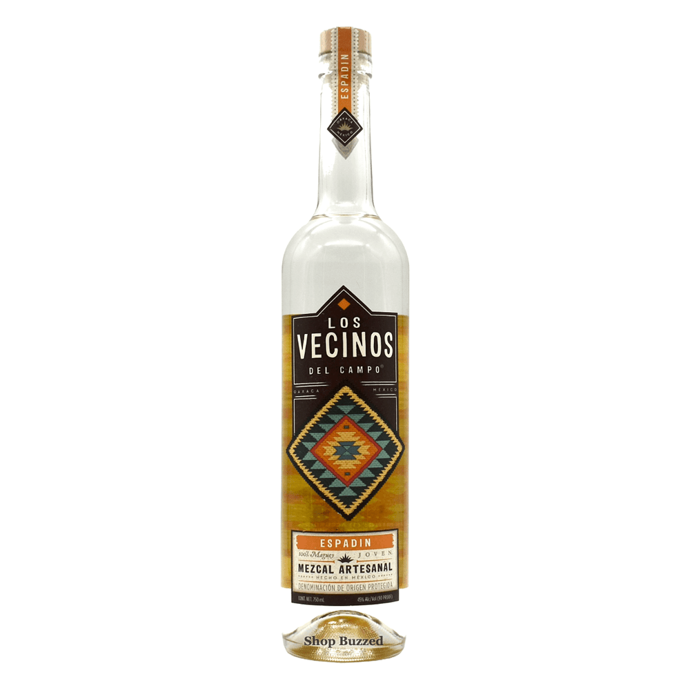 Los Vecinos Del Campo Espadin Mezcal Joven Artesanal 750ml - Shop Buzzed
