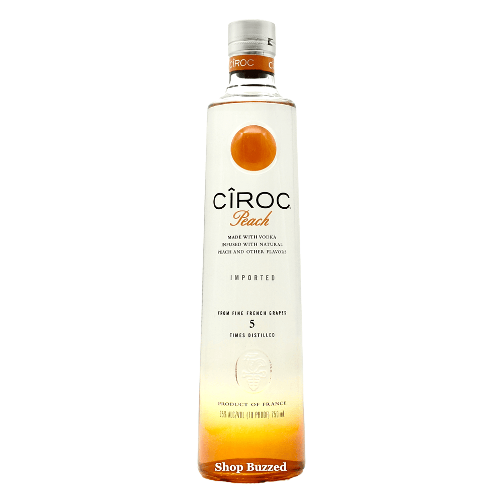 Ciroc Peach 750ml - Shop Buzzed