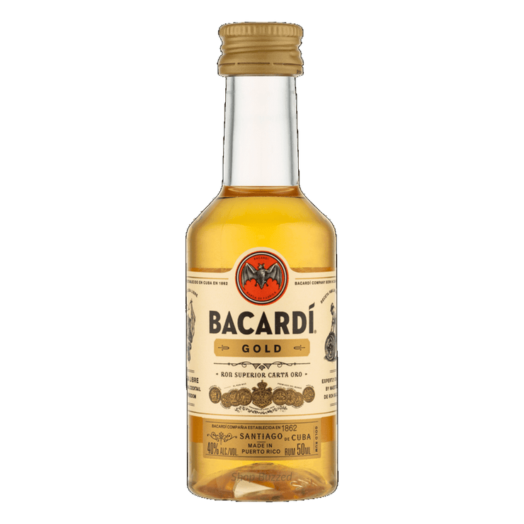 Bacardí Gold Puerto Rican Rum 50ml - Shop Buzzed