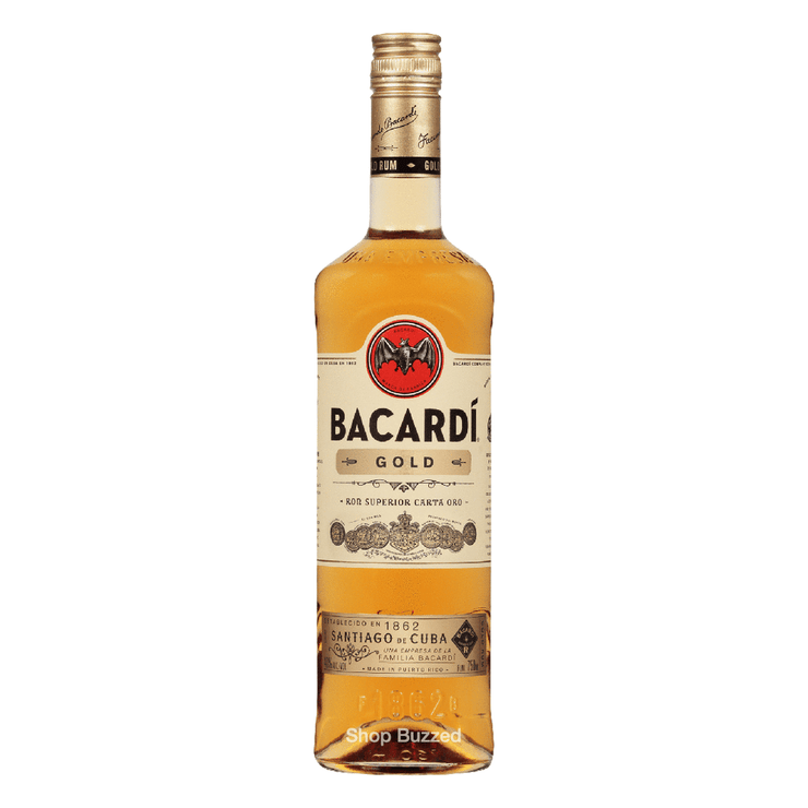 Bacardi Gold Rum 750ml - Shop Buzzed