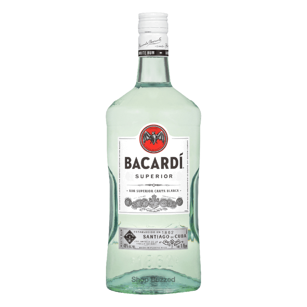 Bacardi Superior White Rum 1.75 L - Shop Buzzed